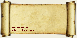 Isak Starčević vizit kartica